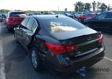 2017 Infiniti Q50 3.0T Premium z USA, uszkodzony, nr VIN JN1EV7AR8HM838880